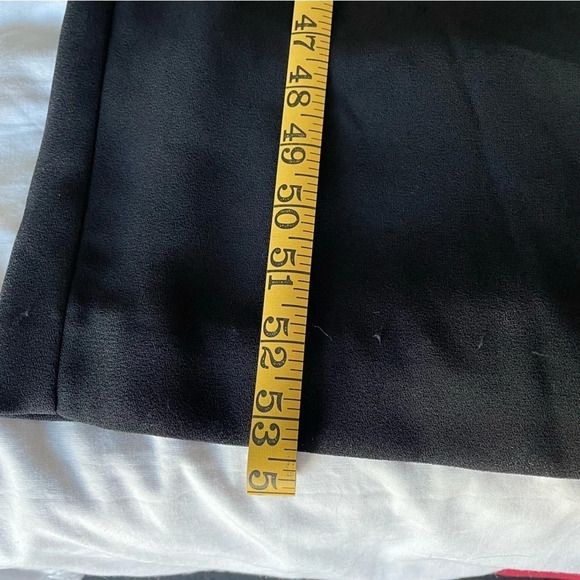 Laundry by Shelli Segal Maxi Gown Black 10 Low Back Bead Trim Simple Sleek - Picture 9 of 16